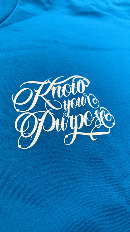 2THSND "KNOW YOUR PURPOSE" BLUE T-SHIRT