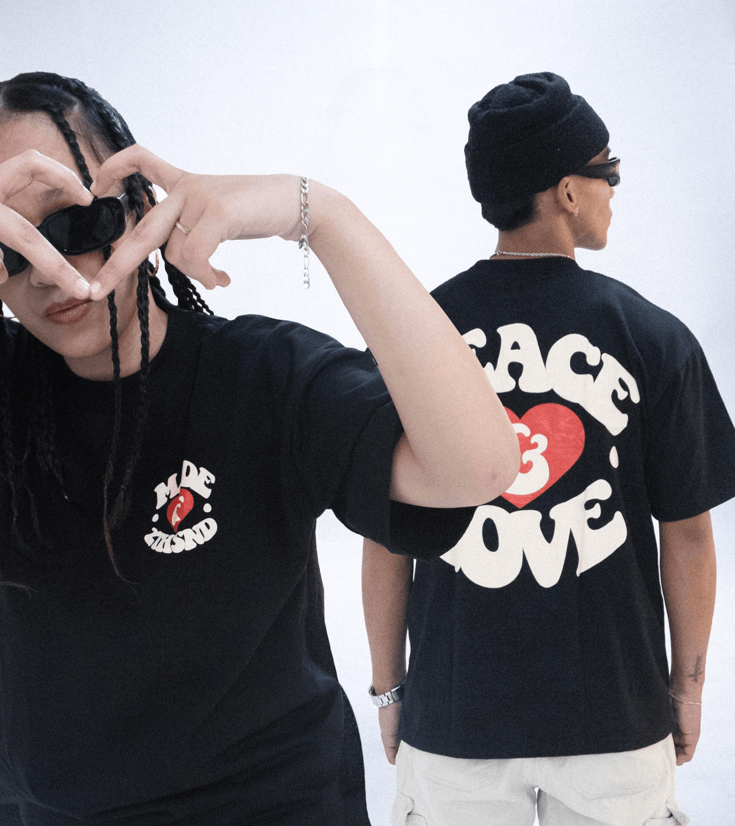 2THSND "PEACE & LOVE" T-SHIRT